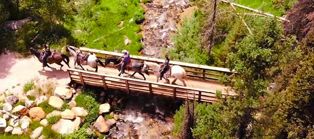 Pony Express Horseback Rides in Fish Haven Idaho