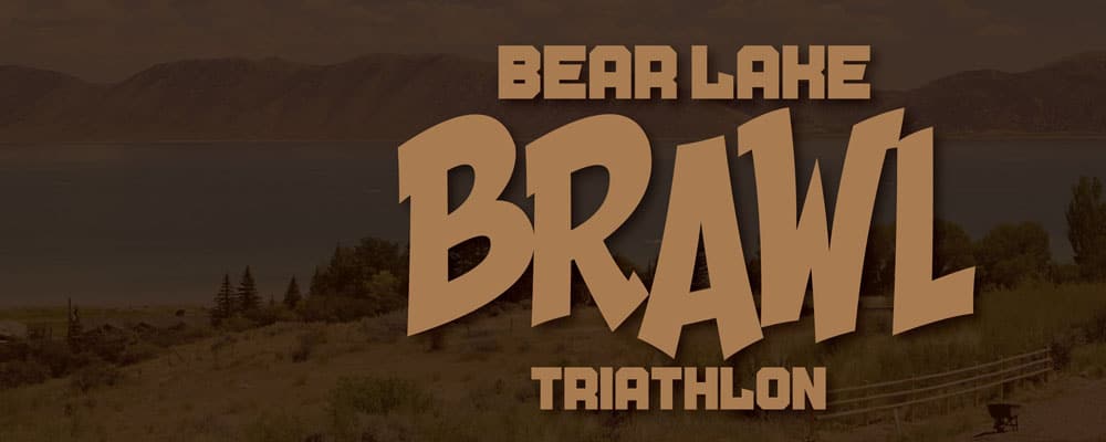 Bear Lake Brawl Triathlon held at Bear Lake State Park Idaho