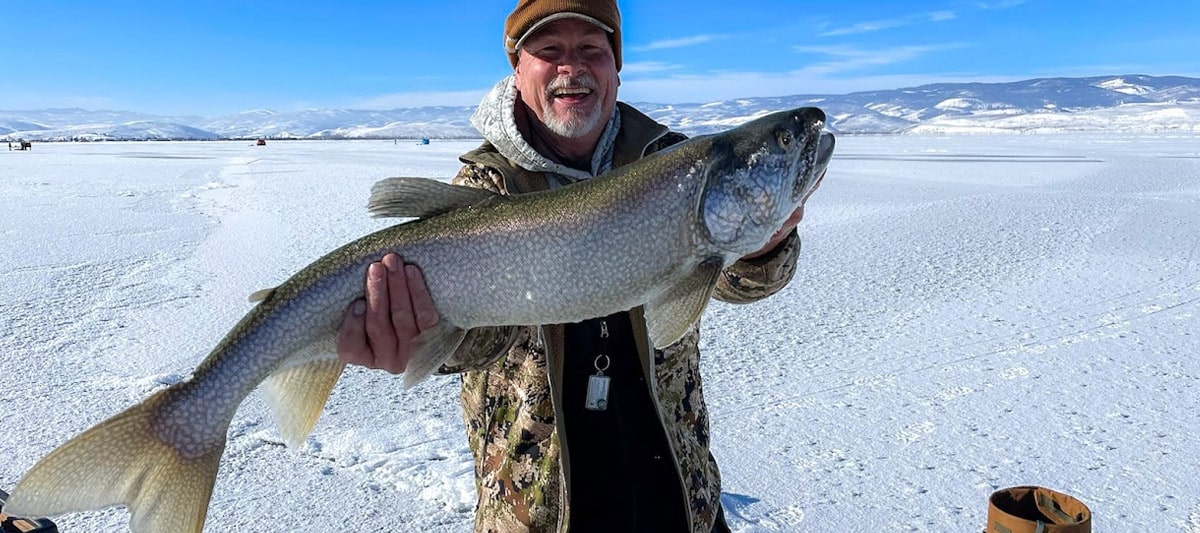 Ice Fishing on Bear Lake in Utah and Idaho
