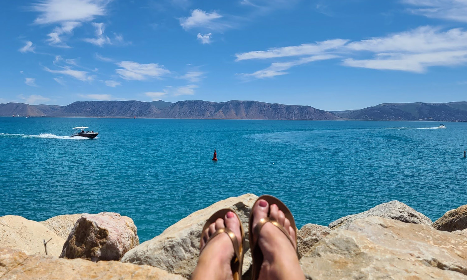 Vacation on Bear Lake in Utah and Idaho