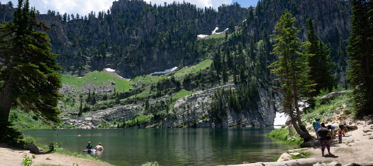 Bloomington Lake Hiking and Biking Trails in Idaho