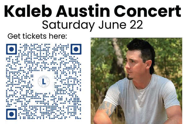 Kaleb Austin Concert in Laketown in Bear Lake Utah