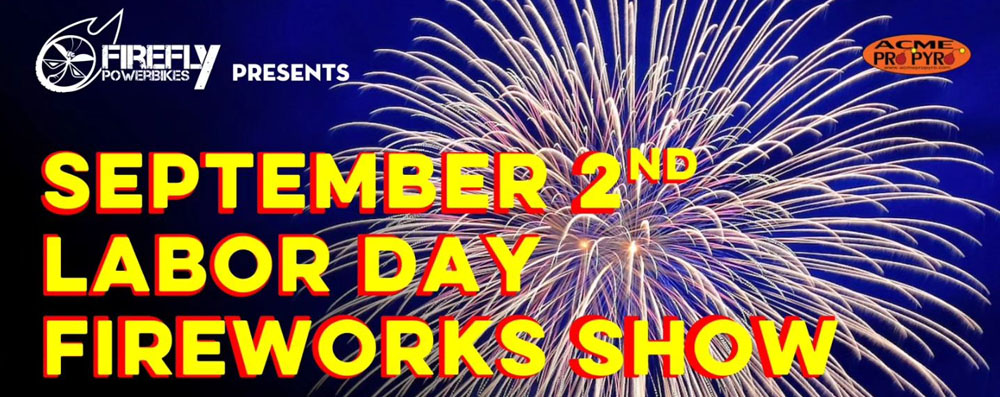 Bear Lake Labor Day Fireworks in Garden City Utah