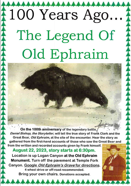 Old Ephraim 100 Year Anniversary Flyer