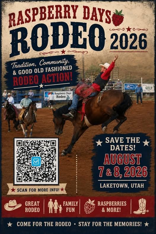 Raspberry Days Rodeo in Laketown Utah